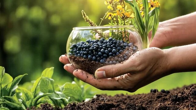 A Circular Economy Initiative In Agriculture, Showcasing Sustainable Farming Practices And Waste Reduction Strategies.