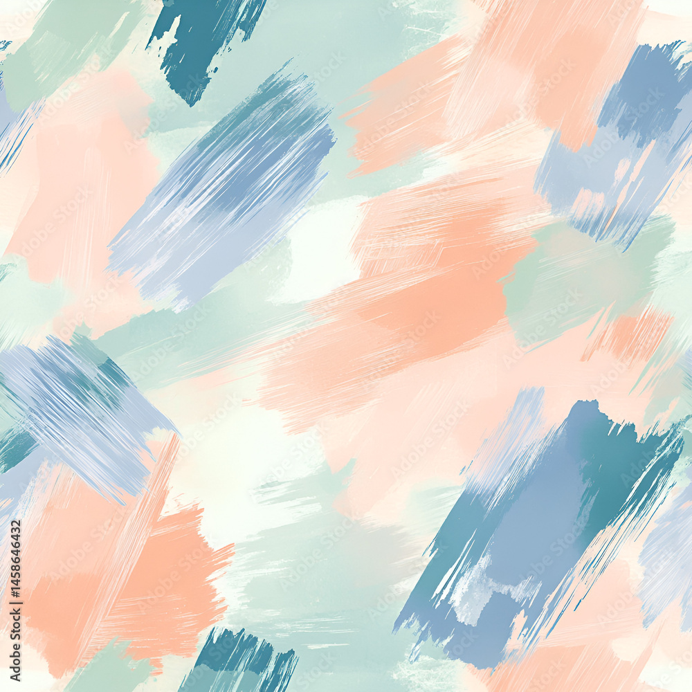 Poster creating gentle pastel brush patterns digital art studio abstract design soft environment close-up a