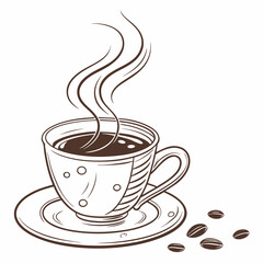 coffee cup
, white background