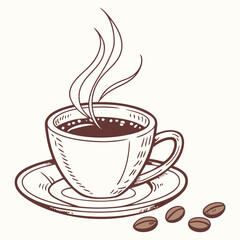 coffee cup
, white background