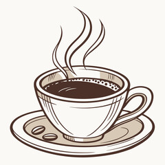 coffee cup
, white background
