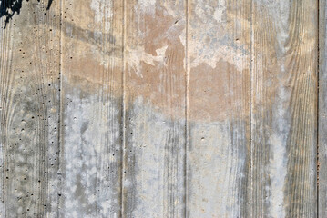 Obraz premium Old Worn Timber Boards seen in Close Up