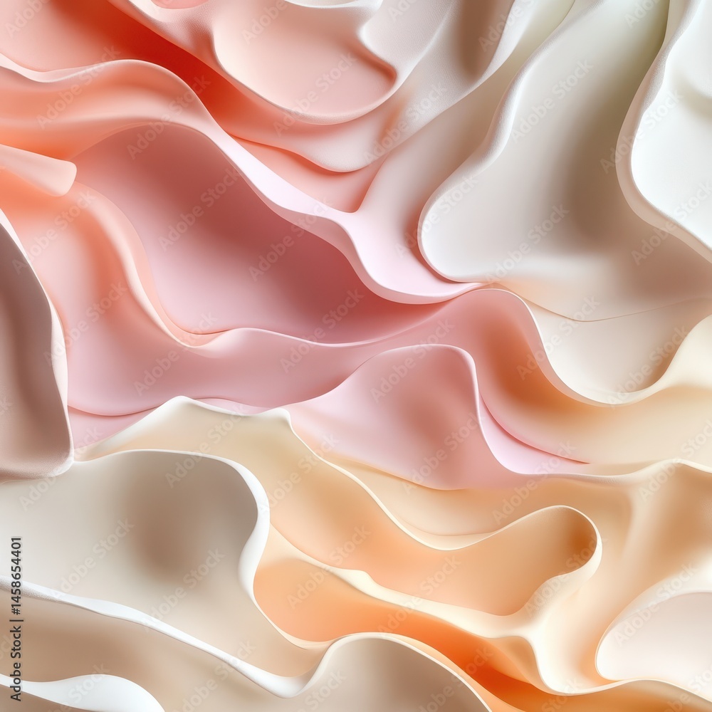 Aufkleber fluid motion texture background digital art hyperrealistic clay design abstract environment aestheti