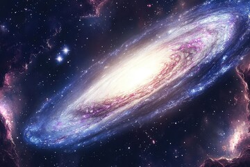 Spiral Galaxy in Cosmic Void