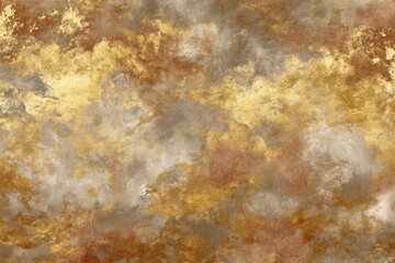 Abstract marbled gold and brown texture