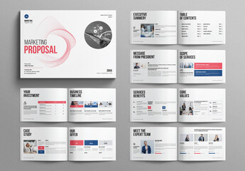 Marketing Proposal Template Landscape