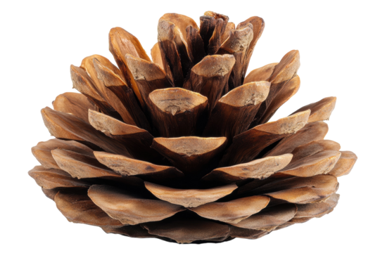 A single pine cone closeup