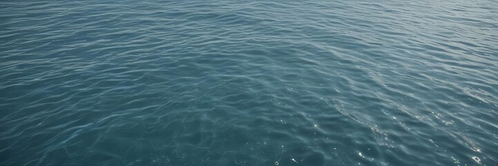 Obraz premium Subtle blue water ripples; tranquil ocean backdrop , wave, peaceful