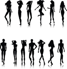 model silhouette design 