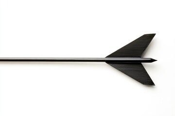 Black arrow-shaped model