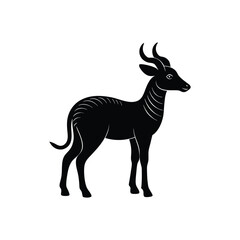 tumbi silhouette art illustration on white background