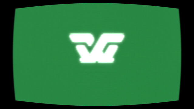 Retro CRT 1984 Horizontal Logo Reveal MOGRT 163