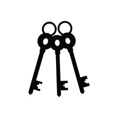 claves silhouette art illustration on white background