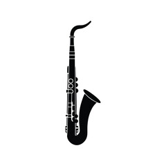 bass oboe silhouette art illustration