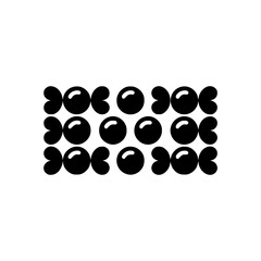 Abstract Black & White Graphic Pattern Design