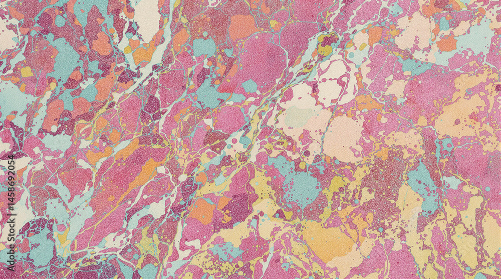 Poster abstract colorful marble texture: a vivid, up-close view of a stunning marble texture, showcasing a 