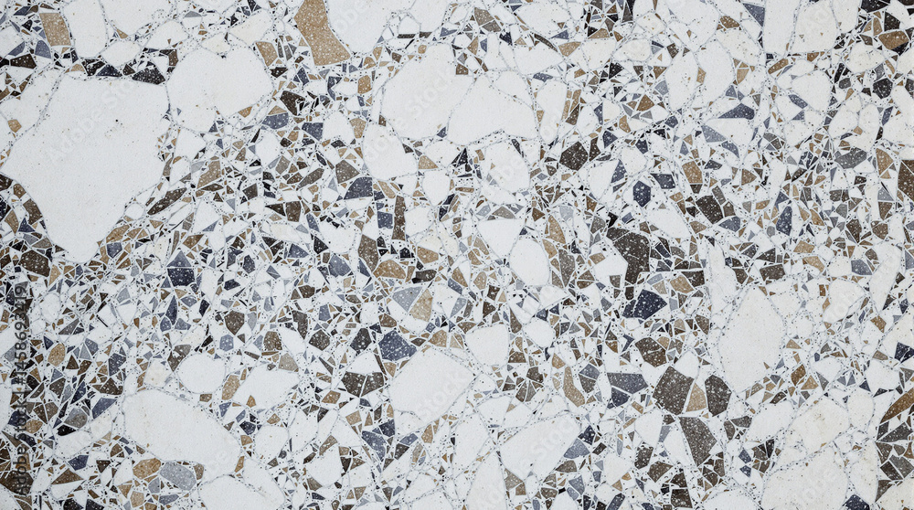 Poster abstract terrazzo: this abstract image showcases a classic terrazzo pattern. the texture of the mate