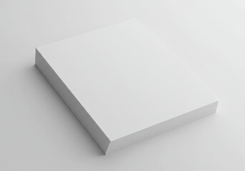 Blank White Paper Stack Mockup Design Template Brochure print flyer clean layout texture catalog