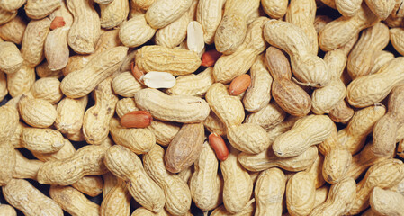 Peanuts as background