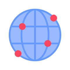 Global icon vector image. Suitable for mobile apps, web apps and print media.