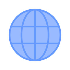 Globe icon vector image. Suitable for mobile apps, web apps and print media.