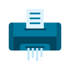 Paper Shredder icon vector image. Suitable for mobile apps, web apps and print media.
