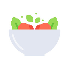 Salad icon vector image. Suitable for mobile apps, web apps and print media.