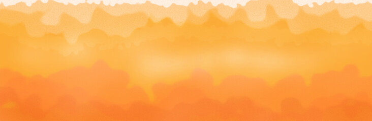 オレンジ色のポップなグラデーション横長バナー背