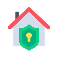 Security System icon vector image. Suitable for mobile apps, web apps and print media.