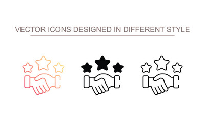 Greetings icon design with white background stock illustration