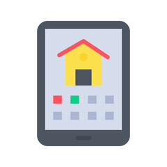 Tablet Controller icon vector image. Suitable for mobile apps, web apps and print media.