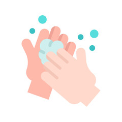 Washing Hands icon vector image. Suitable for mobile apps, web apps and print media.