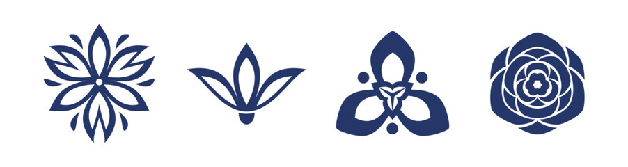 Fototapeta premium Set Flower Beauty