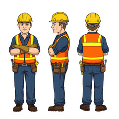 Construction Worker Multiple Views