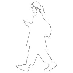 walking pose women 1