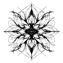 Black Line Art Flowers Minimalist Floral Vector Illustrations