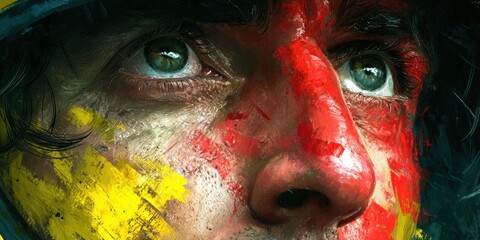 Abstract Realism Tribute to Ayrton Senna