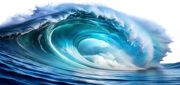 water splash in the sky isolated on white background. PNG transparent