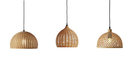 wicker pendant lamp (png)