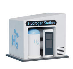수소 연료 에너지 충전소 목업 Hydrogen Fueling Energy Station Mock up