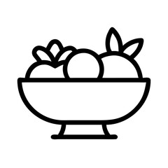 fruit bowl  white background