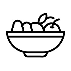 fruit bowl  white background