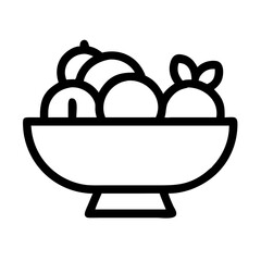 fruit bowl  white background