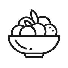 fruit bowl  white background