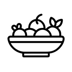 fruit bowl  white background