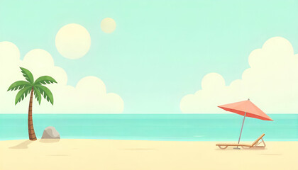 June, July - Daily Calendar Icon in flat design style, summer.