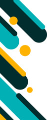 Abstract Geometric Rounded Border