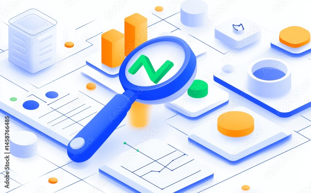 Poster isometric flat icons for app zoom, zoom ui, adjustable zoom levels, zoom toolbar buttons, zoom setti