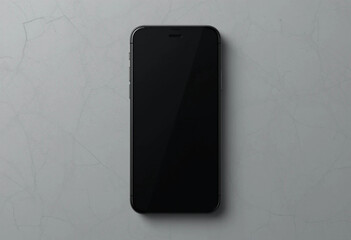 Smartphone mockup with white blank screen isolated on grey background. isolated on white background	