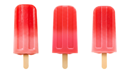 watermelon popsicle set PNG. refreshing watermelon popsicle top view png. watermelon flavoured popsicle for summertime isolated. Juicy watermelon ice pop with wooden stick PNG for hot weather	